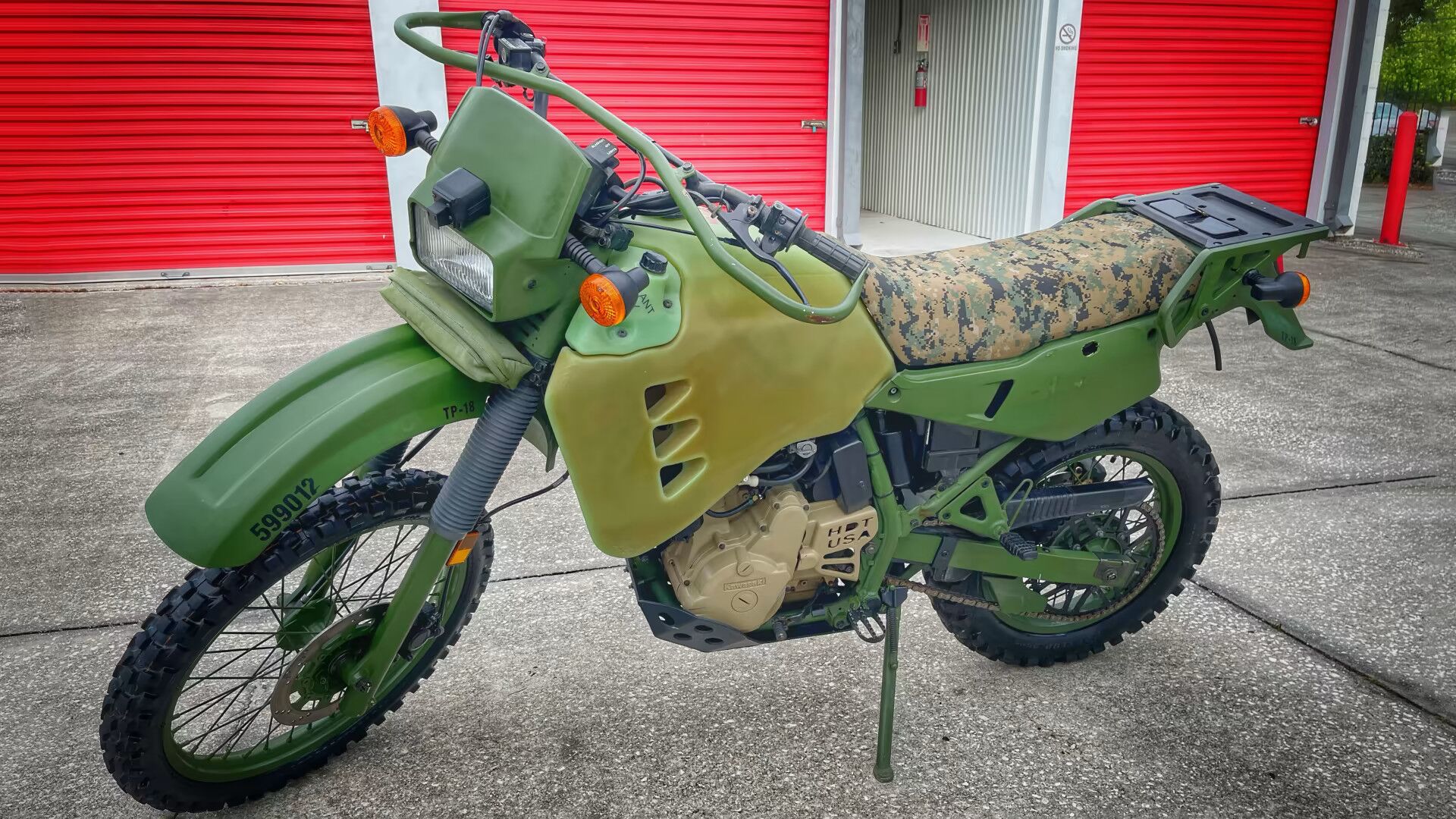 2000 Kawasaki KLR 650-A Diesel HDT Military