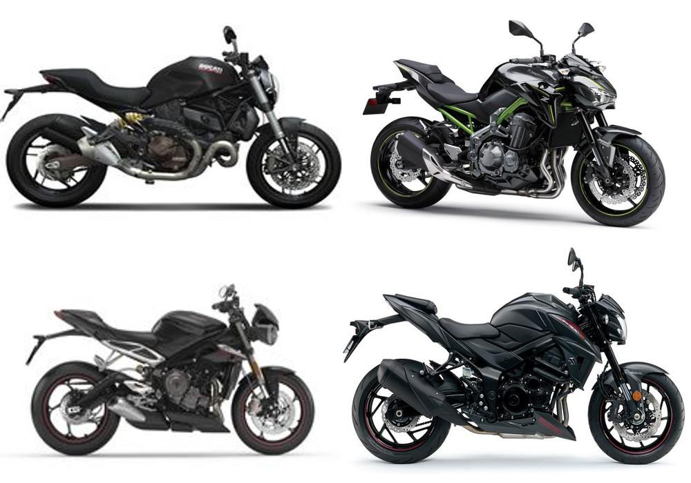 Grand comparison of Suzuki GSXS 750, Ducati Monster 821, Kawasaki Z900 and Triumph Street Triple 765 S Comparison of Suzuki GSXS 750, Ducati Monster 821, Kawasaki z900 and Triumph Street Triple 765 S