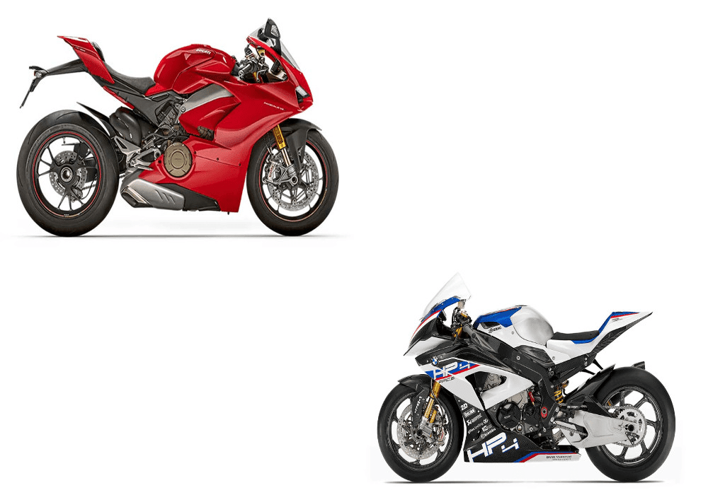 Ducati Panigale V4 S vs BMW HP4 Race BMW HP 4 Race Vs Ducati Panigale V4 S