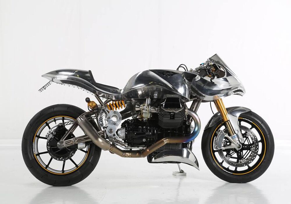 Custom : Paul Milbourn Custom’s Guzzi “Titanium V”