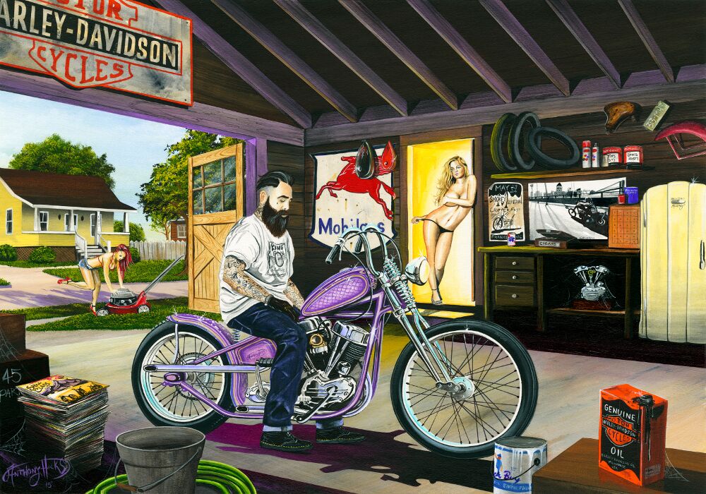 Interview : Custom, Choppers and Art…( Note : This is mature 18+ content )