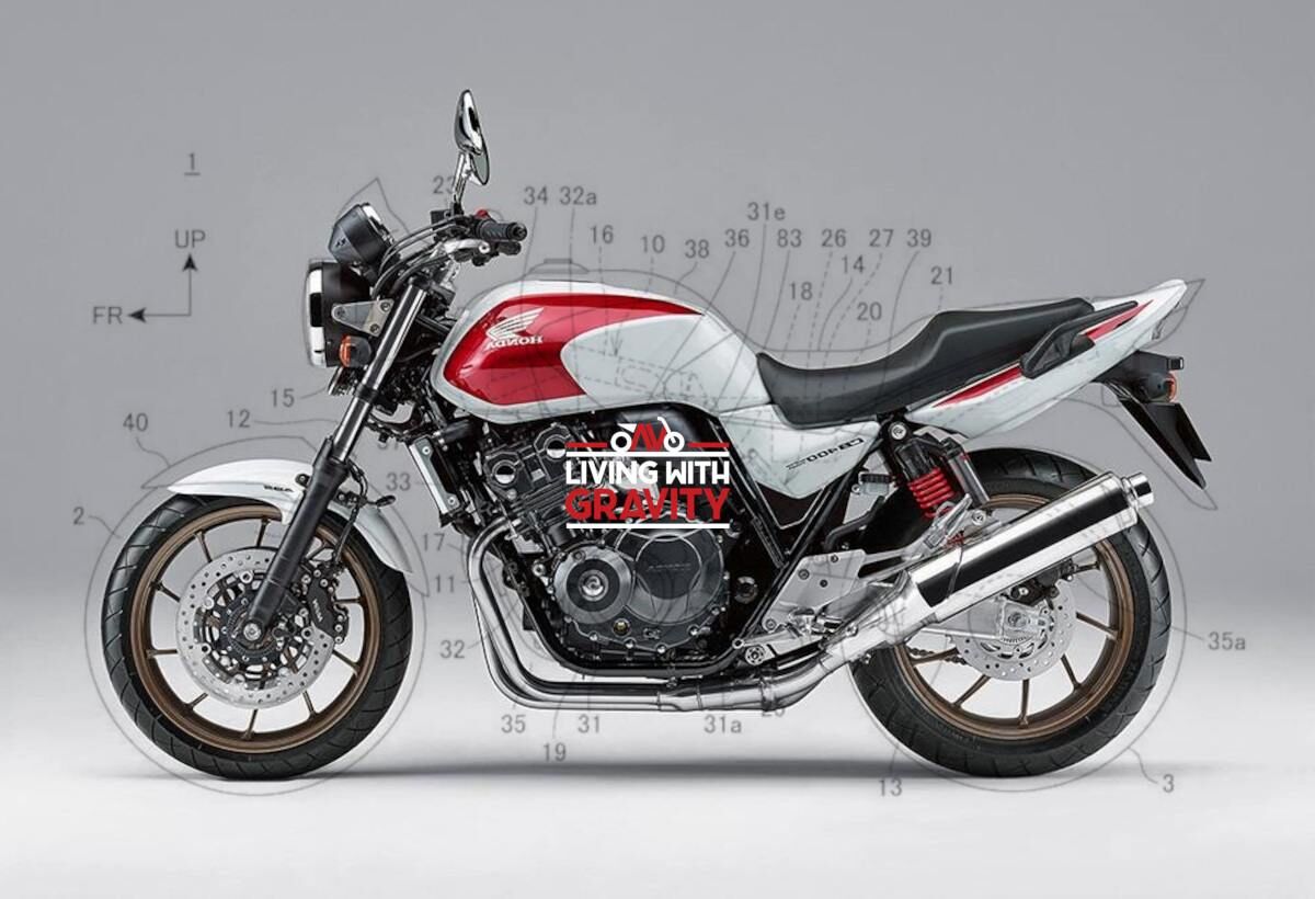 Honda's CB250 patent is a combination of multiple CB bikes