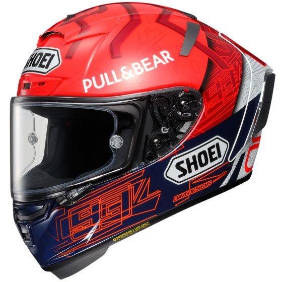 SHOEI フルフェイスヘルメット PULL&BEAR 93 Shoei 93 Pull And Bear SHOEI Marc Marquez World Champ Big Paint