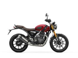 Triumph Just Parked a Tank on New RE’s Front Lawn Triumph Scrambler 400 X-1.