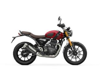Triumph Just Parked a Tank on New RE’s Front Lawn Triumph Scrambler 400 X-1.